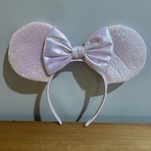 Minnie Mouse Sparkly Pink Ears Headband